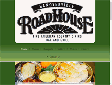 Tablet Screenshot of hanovervilleroadhouse.com
